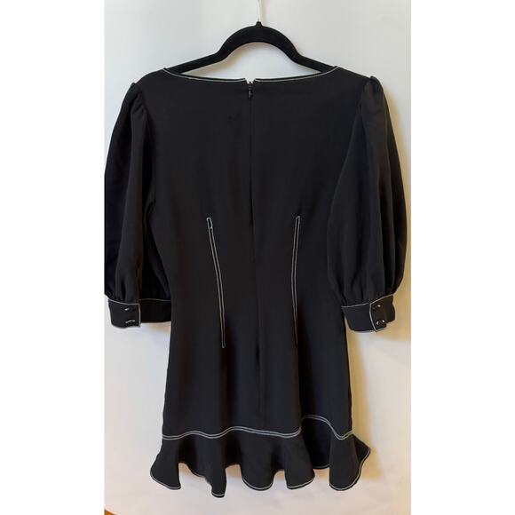 Cinq à Sept Maddie Mini Dress - Size 6 - Black (New) - Picture 6 of 6